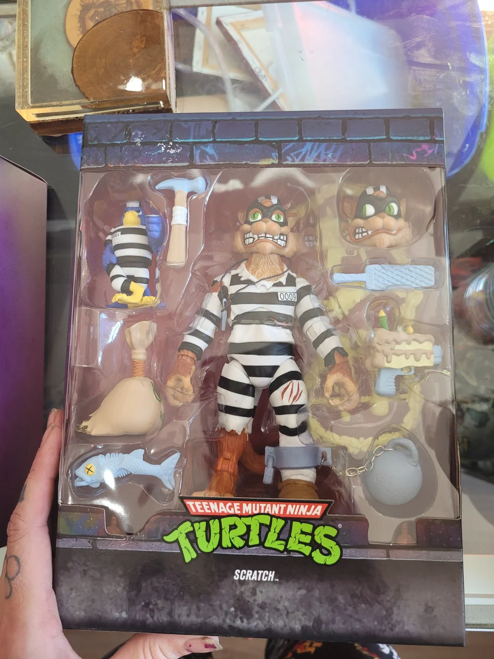 Scratch Action Figure - Black & White Prison Outfit